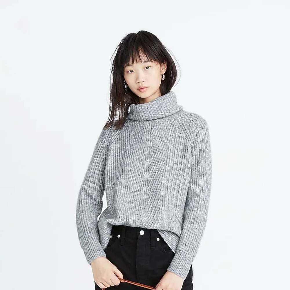 Madewell Donegal Mercer Turtleneck Sweater in Coziest Yarn